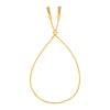 Adjustable Bracelet with Chain Tassels in 14k Yellow Gold